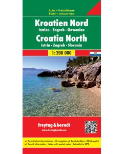 Croatia north, Istria - Zagreb - Slavonia, Automap 1:200.000