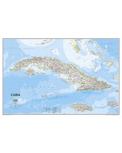 Cuba Classic Map Laminated