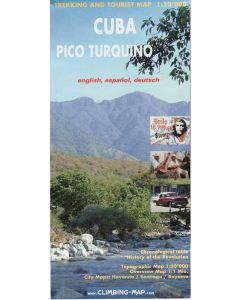 Cuba, Pico Turquino climbing and trekking map 1:50,000