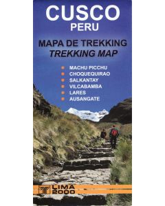 Cusco Peru Trekking Map