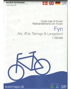 Cycle Map of Funen / Fyn - Denmark - 3/8