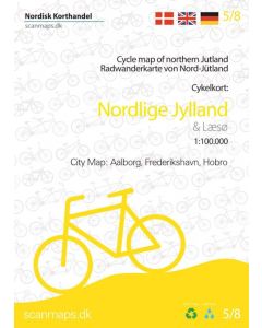 Cycle Map of Nordlige Jylland / North Jutland - Denmark -5/8