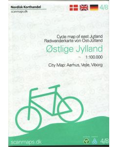 Cycle Map of Ostlige Jylland / East Jutland - Denmark - 4/8