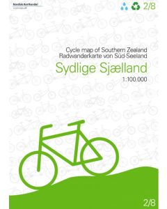 Cycle Map of Southern Zealand - Denmark - 2/8