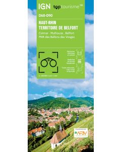 D68-D90  Haut-Rhin Teritory de Belfort 1:100 000