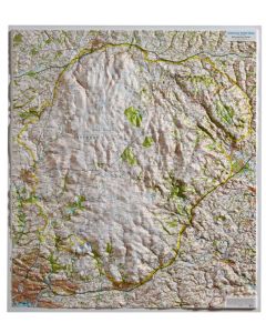 Dartmoor Raised Relief Map Unframed