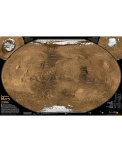 Destination Mars 2 sided Map Laminated