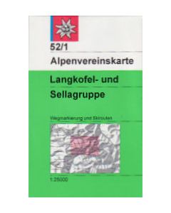 Dolomites, Langkofel and Sellagruppe (52/1 S)