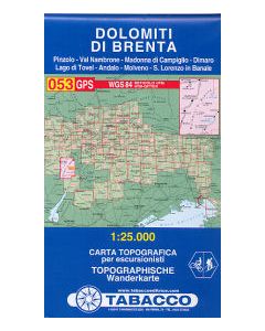 Dolomiti di Brenta (053) 1:25,000