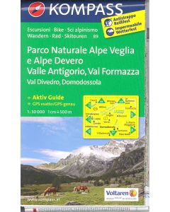 DOMDOSSOLA K89 Valley Antigorio Val Formazza Map