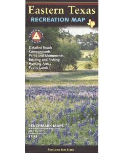 Eastern Texas Recreation Map