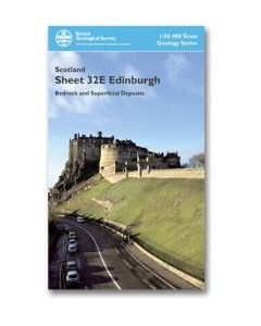 Edinburgh Bedrock geology amp superficial deposits map