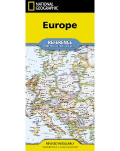 Europe Reference Map folded