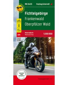 Fichtel Mountains - Franconian Woods Motorcycle map