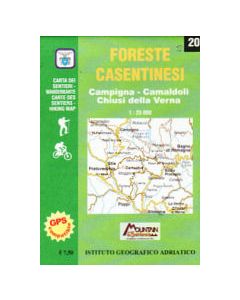 Foreste Casentinesi (Tuscany) 1:25,000
