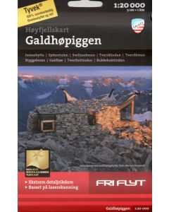 Galdhopiggen - High Altitude Map