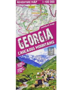 Georgia Caucasus - Terraquest Adventure Map 1:400 000