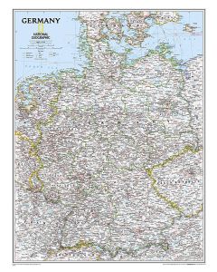 Germany Classic Map Tubed