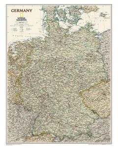 Germany Executive Map Laminated