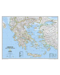 Greece Classic Map Laminated