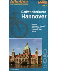 Hannover Cycling Map 1:60 000