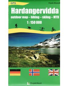 Hardangervidda 1: 150,000