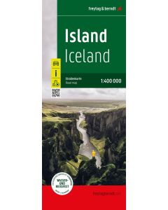 Iceland Road Map 1400 000