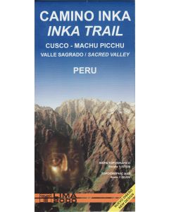 Inca Trail Topograhical Map