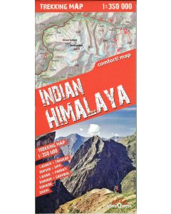Indian Himalaya Trekking Map 1:350,000