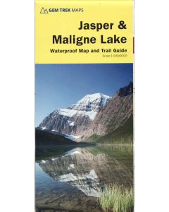 Jasper and Maligne Lake map &amp; trail guide 1:100,000