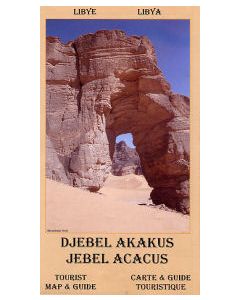 Jebel Acacus SW Libya, tourist map and guide