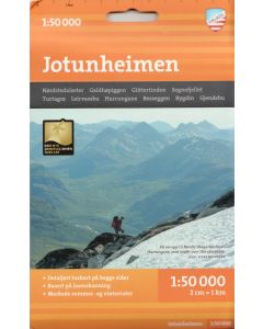 Jotunheimen Hiking Map
