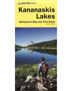 Kananaskis Lakes waterproof trail map &amp; guide 1:50,000
