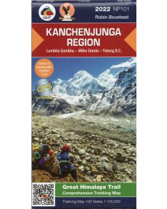 Kangchenjunga Region 1:100,000 GHT trekking map (NP101)