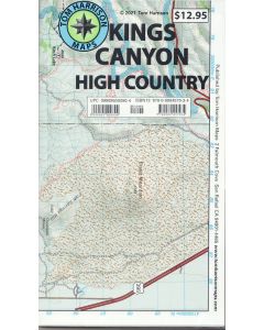 Kings Canyon High Country Trail Map 1:63,360