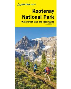 Kootenay National Park map &amp; guide 1:100,000