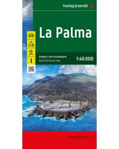 La Palma Road and Leisure Map