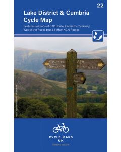 Lake District &amp; Cumbria Cycle Map 22