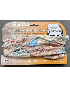 Lake District  Helvellyn Neck Gaiter  Scarf  Snood