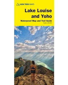 Lake Louise and Yoho hiking map amp guide 150000