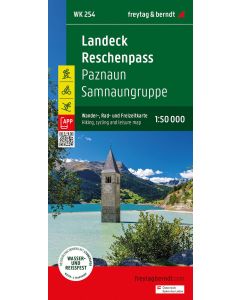 Landeck Reschenpass Hiking Cycling and Leisure Map