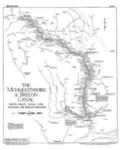 Lockmaster Maps No.24 - The Monmouthshire &amp; Brecon Canal