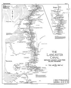 Lockmaster Maps No27  The Lancaster Canal