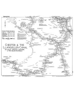 Lockmaster Maps No.8 - Chester &amp; The Llangollen Canal