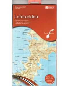 Lofotodden 10132 Map Southern Tip of Lofoten