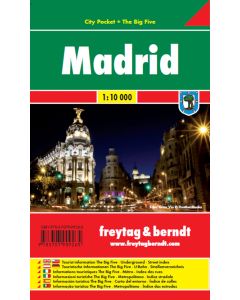 Madrid, City Plan 1:10.000, City Pocket + The Big Five