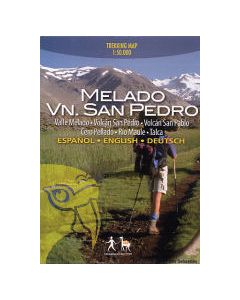 Melado - Volcan San Pedro trekking map 1:50,000