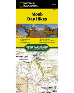 Moab Day Hikes Map 1718