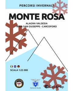 Monte Rosa Winter Map
