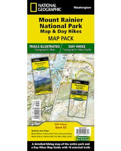 Mount Rainier National Park Map and Day Hikes